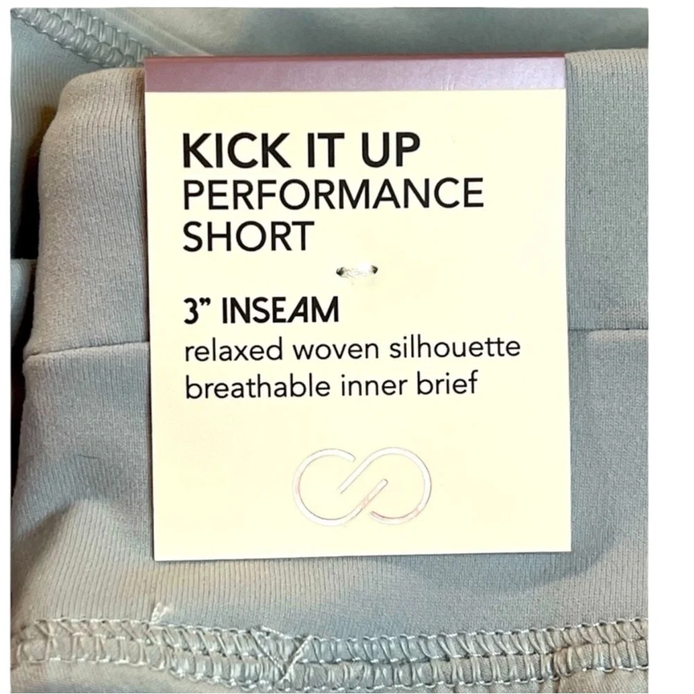 CALIA Kick‎ It Up Performance Short, 3” Inseam, Women’s, Color Gray, NWT